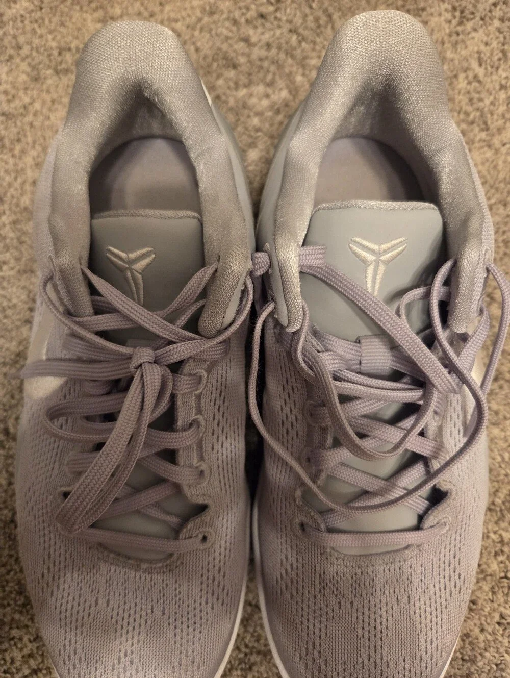 Nike Kobe Youth Grey Basketball Shoes